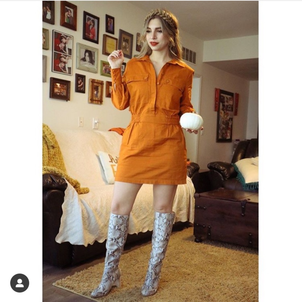New York & Company HappyxNature Utility Dress